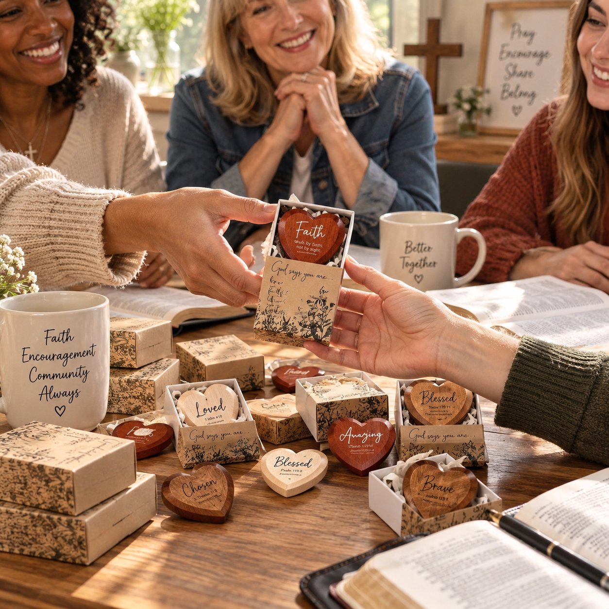 ⏳Last Day 50% OFF ✝️ Christian Pocket Heart Gift Set(Set of 12)
