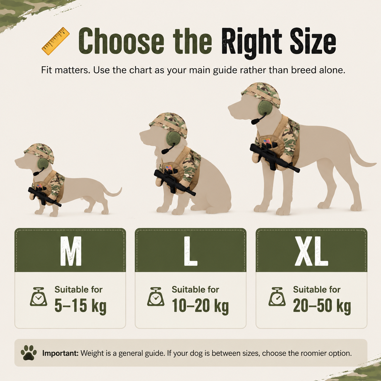 🔥 Limited-Time 50% OFF✨Pet Tactical Soldier Uniform