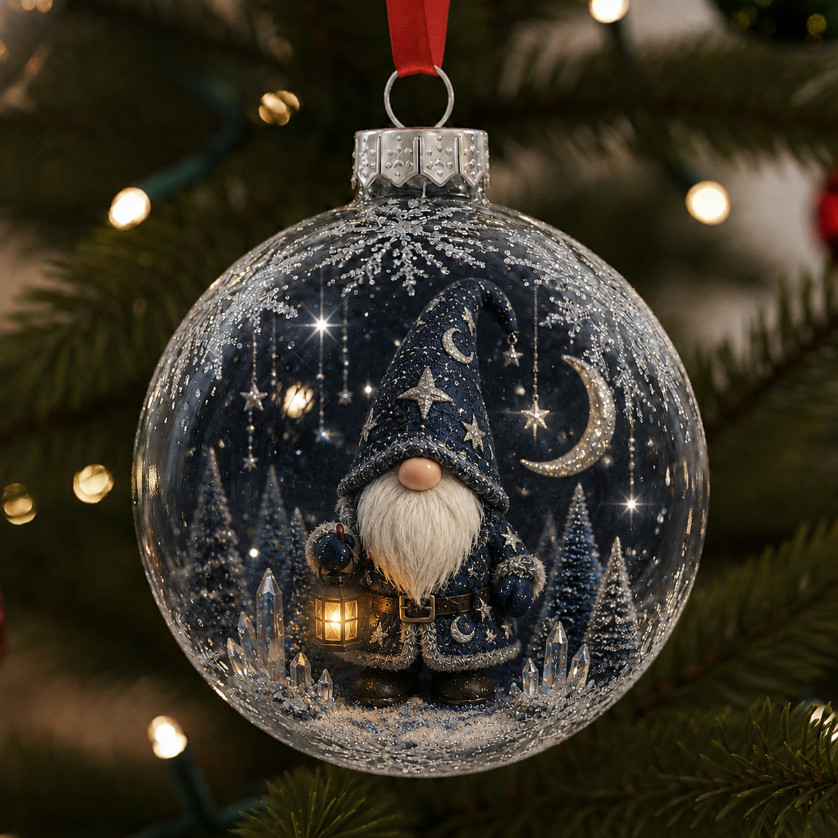 🎄 Christmas Gnome Miniature World Ornament Collection