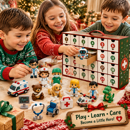 🩺🎄 Little Heroes Medical Rescue Advent Calendar – 24 Days of Doctor, Nurse & Rescue Adventures