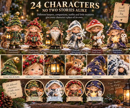 ✨ 24 Days of Enchanted Little Folk – Four Realms, One Magical Collection