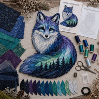 🦊Northern Lights Arctic Fox