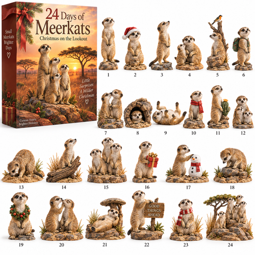 🐾 24 Days of Meerkats – Christmas on the Lookout