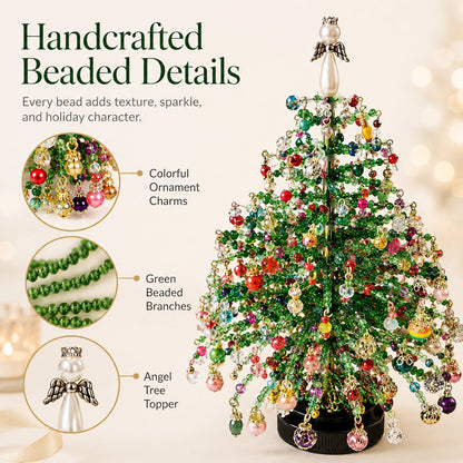 🔥HOT SALE 49% OFF🎄✨DIY Beaded Christmas Tree Kit – 🎅Create Your Own Sparkling Holiday Decoration