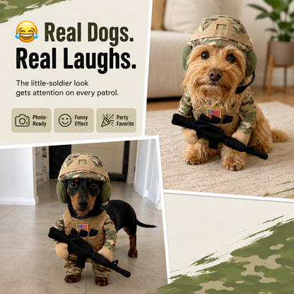 🔥 Limited-Time 50% OFF✨Pet Tactical Soldier Uniform