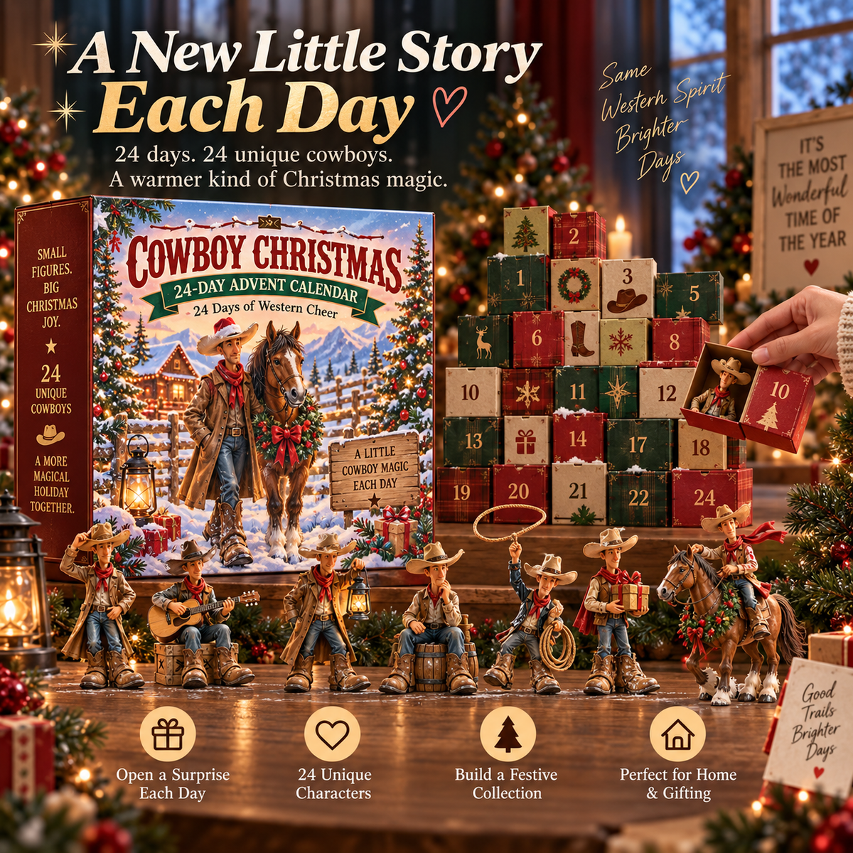 🤠24 Days on the Western Trail – Cowboy Advent Calendar