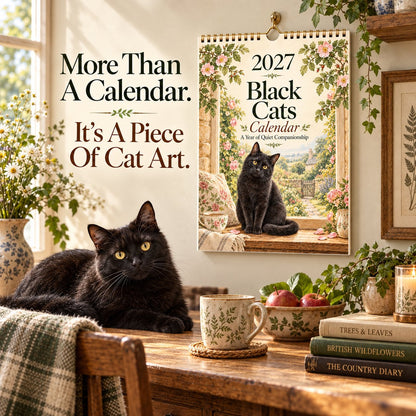 🐈‍⬛📅 2027 Black Cats Calendar - A Year Filled With Feline Charm
