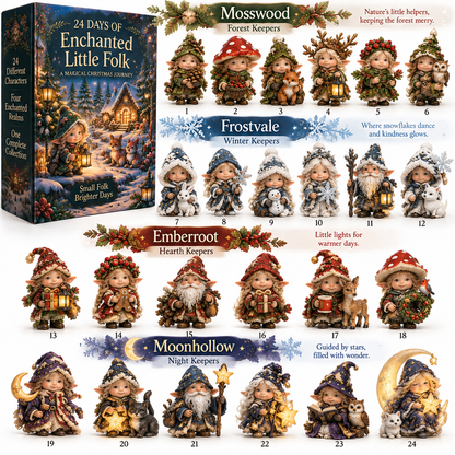 ✨ 24 Days of Enchanted Little Folk – Four Realms, One Magical Collection