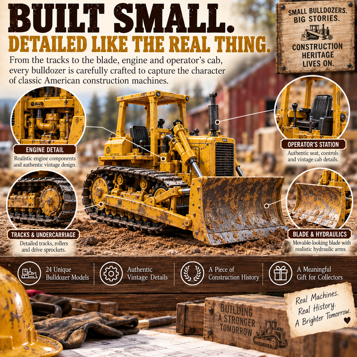 🚜 24 Days of Vintage Bulldozers – American Construction Classics