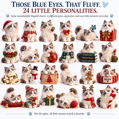 💙24 Days of Ragdoll Love — 24 Fluffy Little Personalities to Make Every Day Sweeter