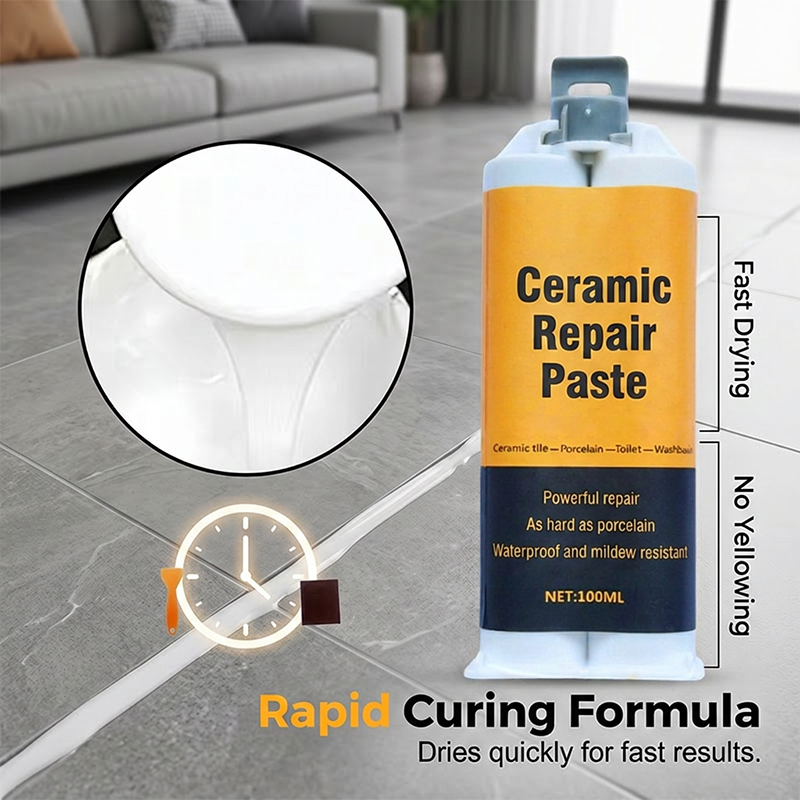 Twin-Tube Ceramic Tile Repair Paste