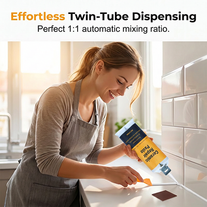 Twin-Tube Ceramic Tile Repair Paste