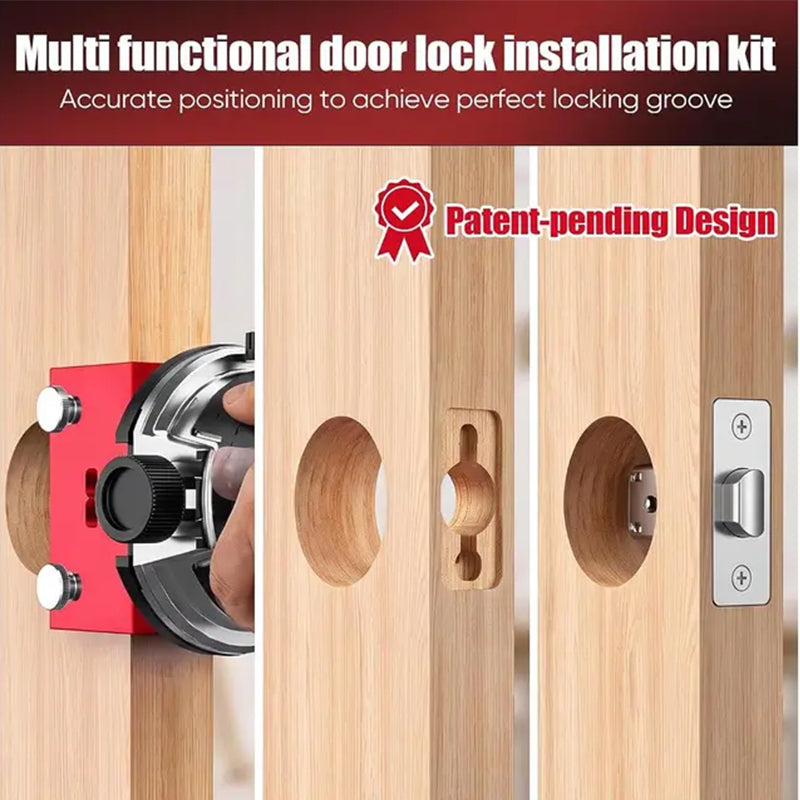 🎉 2026 Sale — Over 13,000 Sold! 🪚 Perfect Door Latch Cutouts Every Time – No More Crooked Holes! 🚪